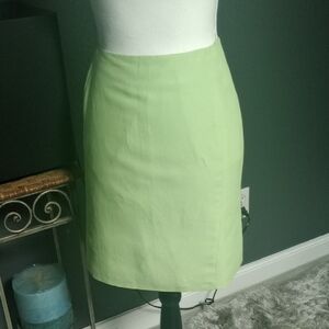 Petite Sophisticate Mint Pencil Skirt